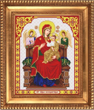 Пресвятая Богородица Всецарица Благовест И-4061, цена 183 руб. - интернет-магазин Мадам Брошкина