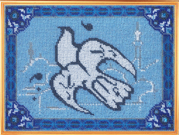Голубь Мира Вышивальная мозаика 112ГР, цена 1 680 руб. - интернет-магазин Мадам Брошкина