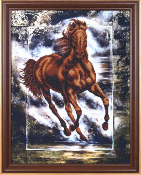 Победный конь Магия Канвы Б-053, цена 2 433 руб. - интернет-магазин Мадам Брошкина