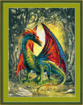 Лесной дракон Риолис 0057 РТ, цена 1 824 руб. - интернет-магазин Мадам Брошкина