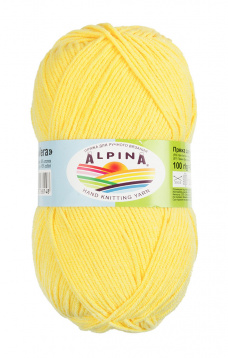 Пряжа Альпина Vera цв.05 желтый Alpina 8876825622, цена 1 646 руб. - интернет-магазин Мадам Брошкина