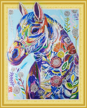 Цветочная лошадь Колор кит FKU011, цена 1 682 руб. - интернет-магазин Мадам Брошкина