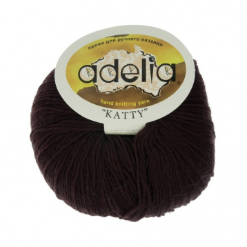 Пряжа Аделия Katty цв.10 т.коричневый Adelia 4559577662, цена 6 704 руб. - интернет-магазин Мадам Брошкина
