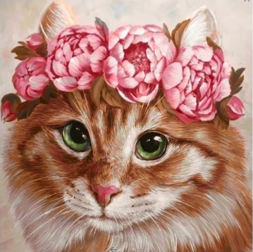 Весенняя кошка Гpанни Ag2275, цена 940 руб. - интернет-магазин Мадам Брошкина