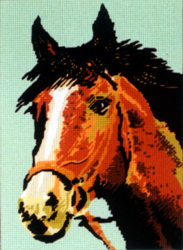 Голова рыжего коня Soulos F.359, цена 1 495 руб. - интернет-магазин Мадам Брошкина