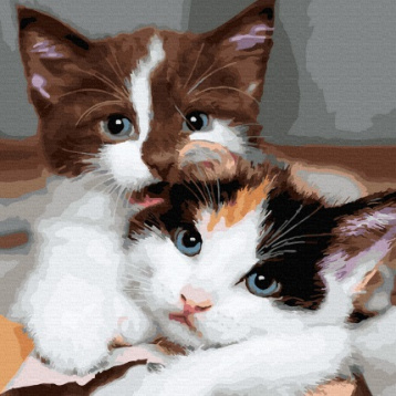 Пушистые котята Molly KH1087, цена 873 руб. - интернет-магазин Мадам Брошкина