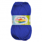 Пряжа Альпина Tommy цв.028 яр.синий Alpina 57330814922