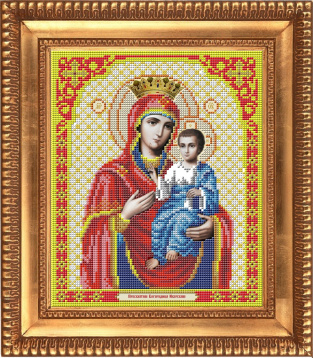 Пресвятая Богородица Иверская Благовест И-4032, цена 183 руб. - интернет-магазин Мадам Брошкина