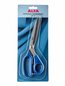 Ножницы ALFA раскройные для правшей и левшей 23 см ALFA 902-90, цена 1 030 руб. - интернет-магазин Мадам Брошкина