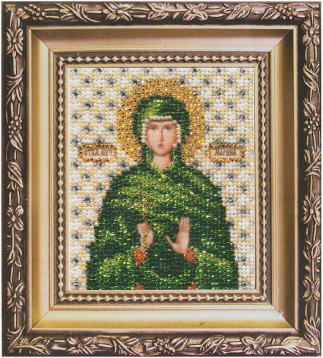 Икона святой мученицы Марины Чаривна Мить Б-1134, цена 550 руб. - интернет-магазин Мадам Брошкина