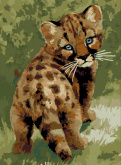 Детеныш леопарда Белоснежка 008-CE