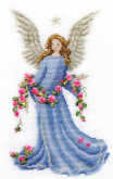 Ангел с розами Panna F-0437