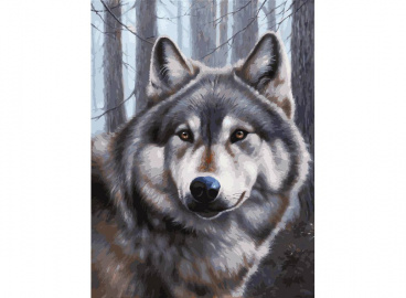 Волк Белоснежка 090-AS, цена 929 руб. - интернет-магазин Мадам Брошкина
