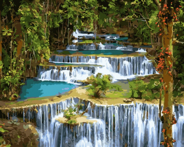 Тропический водопад Color kit GX26508, цена 619 руб. - интернет-магазин Мадам Брошкина