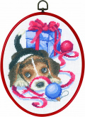 Рождественский щенок Permin 92-6610