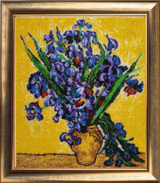 Ирисы по мотивам картины В. Ван Гога Butterfly 151, цена 3 814 руб. - интернет-магазин Мадам Брошкина