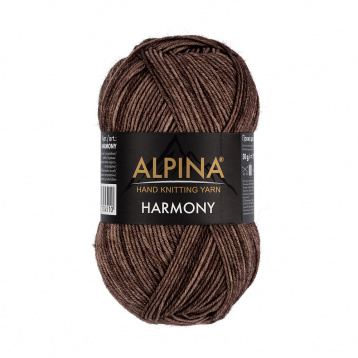 Пряжа Альпина Harmony цв.04 коричневый Alpina 92602287544, цена 5 121 руб. - интернет-магазин Мадам Брошкина