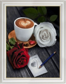 Любовь и кофе Алмазная живопись АЖ.4120