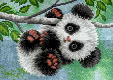 Малыш панда Вышиваем бисером V-107
