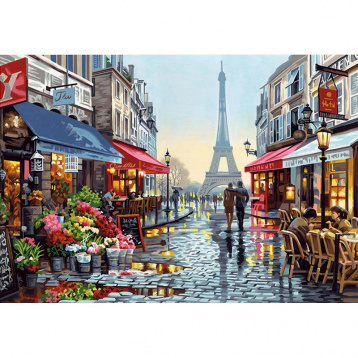 Цветочный магазин в Париже Dimensions 73-91651, цена 0 руб. - интернет-магазин Мадам Брошкина