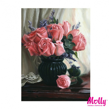 Розы Molly KH0764, цена 405 руб. - интернет-магазин Мадам Брошкина