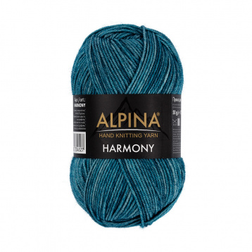 Пряжа Альпина Harmony цв.05 т.бирюзовый Alpina 92602288724, цена 5 121 руб. - интернет-магазин Мадам Брошкина