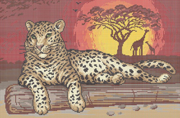 Леопард Borovsky&sons А573, цена 330 руб. - интернет-магазин Мадам Брошкина