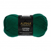 Пряжа Альпина Cotton Pallete цв.17 зеленый Alpina 92603477684