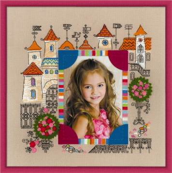 Панно для фотографии "Замок принцессы" Риолис 1580, цена 974 руб. - интернет-магазин Мадам Брошкина