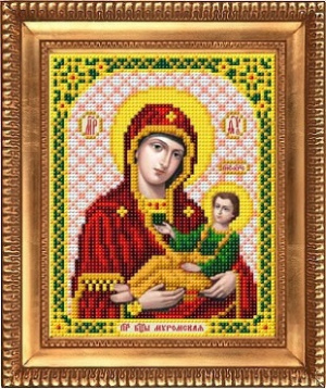 Пресвятая Богородица Муромская Благовест И-5081, цена 108 руб. - интернет-магазин Мадам Брошкина