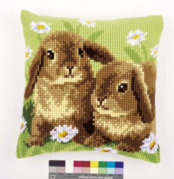 Два кролика Vervaco PN-0162709, цена 3 875 руб. - интернет-магазин Мадам Брошкина
