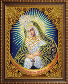 Икона Остробрамская Богородица Алмазная живопись АЖ.5023