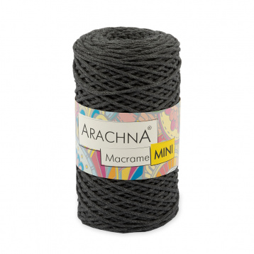Пряжа Arachna Macrame Mini цв.43 т.серый Arachna 85087259114, цена 1 592 руб. - интернет-магазин Мадам Брошкина