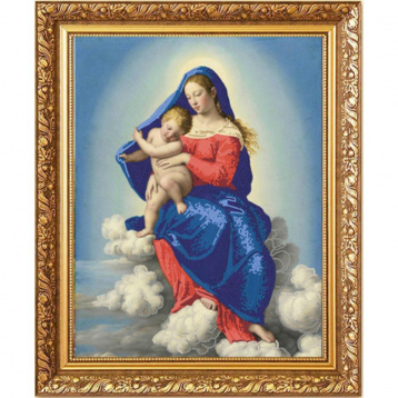 Мадонна с Младенцем в славе Конёк 8465, цена 413 руб. - интернет-магазин Мадам Брошкина