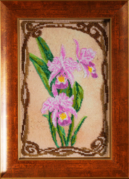 Грациозные орхидеи Кроше В-416, цена 1 445 руб. - интернет-магазин Мадам Брошкина