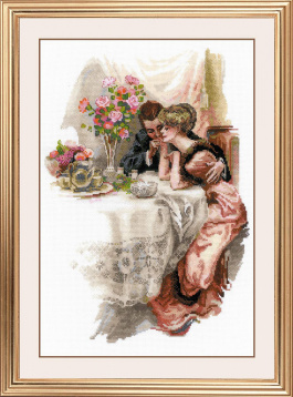 "Первый вечер в собственном доме" по мотивам картины Х. Фишера Риолис 1774, цена 2 501 руб. - интернет-магазин Мадам Брошкина