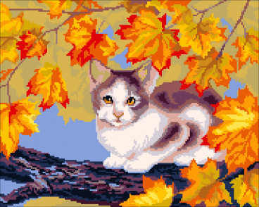 Осенний кот Нитекс 2001, цена 965 руб. - интернет-магазин Мадам Брошкина