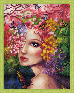 Весенняя фея Цветной QA202781, цена 2 198 руб. - интернет-магазин Мадам Брошкина