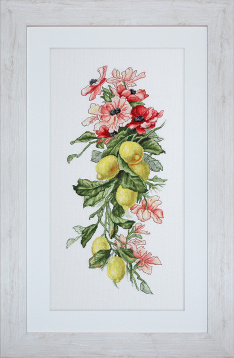 Цветы и лимоны Luca-s B210, цена 1 362 руб. - интернет-магазин Мадам Брошкина