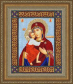 Икона Божией Матери "Феодоровская" Золотое руно РТ-102