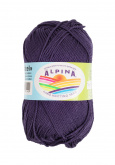 Пряжа Альпина Anabel цв.065 т.фиолетовый Alpina 14087956712