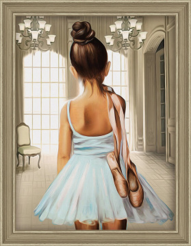 Юная балерина Алмазная живопись АЖ.1559, цена 1 518 руб. - интернет-магазин Мадам Брошкина