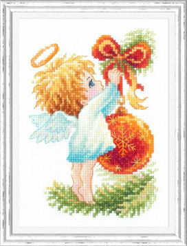 Ангел рождества Чудесная Игла 160-001, цена 294 руб. - интернет-магазин Мадам Брошкина