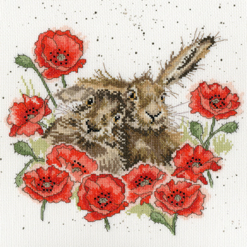 Любовь у зайцев Bothy Threads XHD61, цена €40 - интернет-магазин Мадам Брошкина