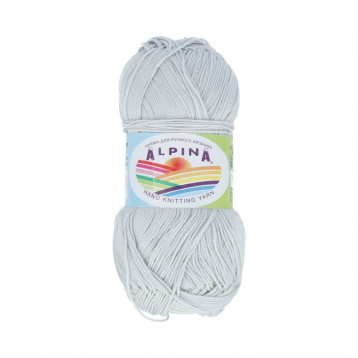 Пряжа Альпина Xenia цв.053 серый Alpina 7652245842, цена 2 577 руб. - интернет-магазин Мадам Брошкина
