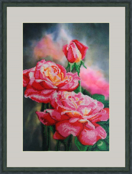Нежные розы Galla Collection Л 341, цена 2 075 руб. - интернет-магазин Мадам Брошкина
