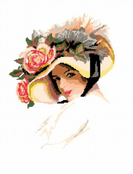 Девушка в шляпе Нитекс 2078, цена 921 руб. - интернет-магазин Мадам Брошкина