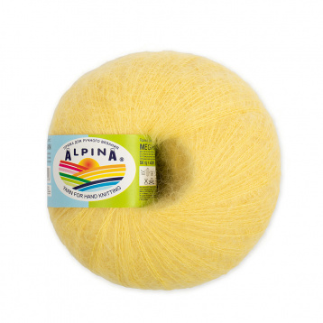 Пряжа Альпина Meghan цв.17 св.желтый Alpina 68141546904, цена 3 229 руб. - интернет-магазин Мадам Брошкина
