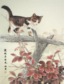 Котенок на ветке Xiu Crafts 2032302
