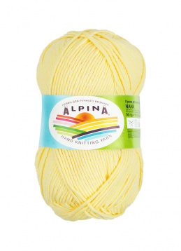 Пряжа Альпина Nana цв.05 св.желтый Alpina 33171761632, цена 2 786 руб. - интернет-магазин Мадам Брошкина